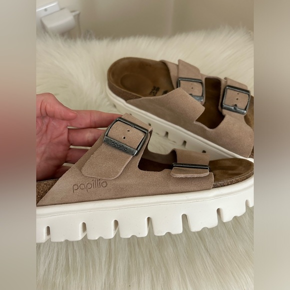 Birkenstock Arizona Chunky Size 7 Suede Great Condition - Picture 9 of 9